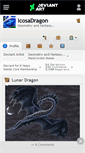Mobile Screenshot of icosadragon.deviantart.com