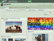 Tablet Screenshot of denikakiomi.deviantart.com