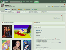 Tablet Screenshot of kazza234.deviantart.com