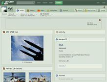 Tablet Screenshot of klyk.deviantart.com