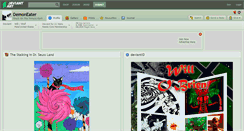 Desktop Screenshot of demoneater.deviantart.com