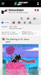 Mobile Screenshot of demoneater.deviantart.com