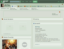Tablet Screenshot of ms-foto.deviantart.com