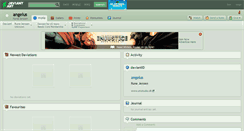 Desktop Screenshot of angelus.deviantart.com