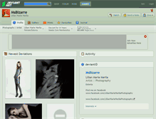 Tablet Screenshot of msbizarre.deviantart.com