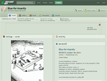 Tablet Screenshot of blue-for-insanity.deviantart.com