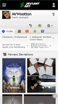 Mobile Screenshot of mrwootton.deviantart.com