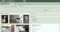 Desktop Screenshot of panda-sheep.deviantart.com
