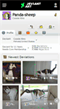 Mobile Screenshot of panda-sheep.deviantart.com