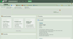 Desktop Screenshot of cadvan.deviantart.com