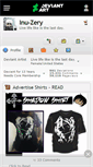 Mobile Screenshot of inu-zery.deviantart.com