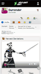 Mobile Screenshot of durrender.deviantart.com