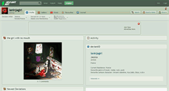 Desktop Screenshot of laninjagirl.deviantart.com
