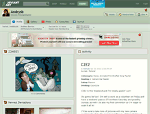 Tablet Screenshot of andrysb.deviantart.com