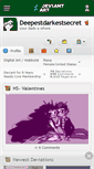 Mobile Screenshot of deepestdarkestsecret.deviantart.com