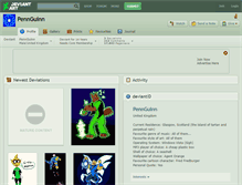 Tablet Screenshot of pennguinn.deviantart.com