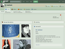 Tablet Screenshot of bj-jackson.deviantart.com