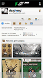 Mobile Screenshot of deathend.deviantart.com