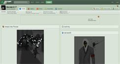 Desktop Screenshot of bender617.deviantart.com