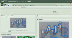Desktop Screenshot of faae.deviantart.com