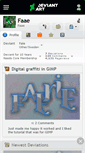Mobile Screenshot of faae.deviantart.com