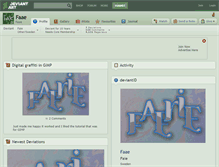 Tablet Screenshot of faae.deviantart.com