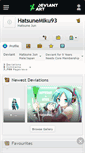 Mobile Screenshot of hatsunemiku93.deviantart.com