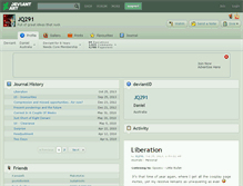 Tablet Screenshot of jq291.deviantart.com