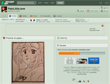 Tablet Screenshot of plainlittlejane.deviantart.com