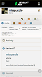 Mobile Screenshot of misspurple.deviantart.com