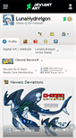 Mobile Screenshot of lunahydreigon.deviantart.com