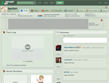 Tablet Screenshot of barkikiri.deviantart.com