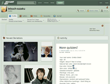 Tablet Screenshot of lelouch-suzaku.deviantart.com