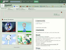 Tablet Screenshot of mizuki247.deviantart.com