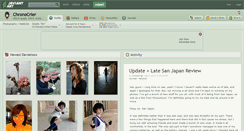Desktop Screenshot of chronocrier.deviantart.com