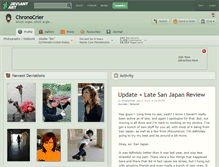 Tablet Screenshot of chronocrier.deviantart.com