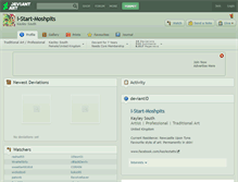 Tablet Screenshot of i-start-moshpits.deviantart.com