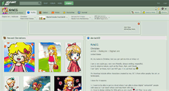 Desktop Screenshot of kriscg.deviantart.com