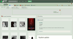 Desktop Screenshot of eviltie.deviantart.com