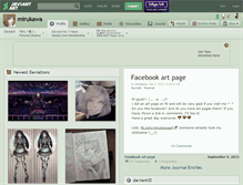 Tablet Screenshot of mirukawa.deviantart.com