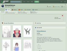 Tablet Screenshot of keisarakatsura.deviantart.com