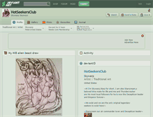 Tablet Screenshot of hotseekersclub.deviantart.com