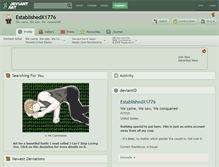 Tablet Screenshot of establishedx1776.deviantart.com