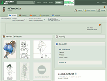 Tablet Screenshot of mrvendetta.deviantart.com