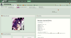 Desktop Screenshot of michelleteng.deviantart.com
