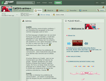 Tablet Screenshot of catgirls-anime.deviantart.com