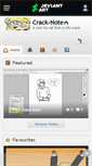 Mobile Screenshot of crack-note.deviantart.com