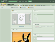 Tablet Screenshot of crack-note.deviantart.com