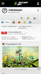 Mobile Screenshot of mahasesen.deviantart.com