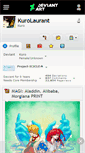 Mobile Screenshot of kurolaurant.deviantart.com